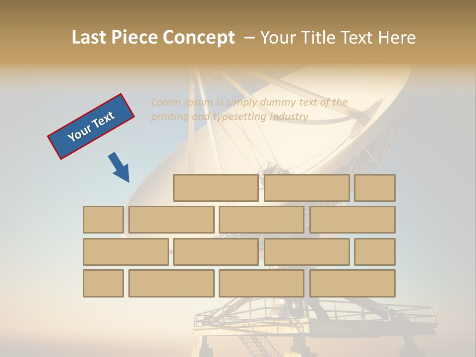 Space Communication Astronomy Telescope PowerPoint Template