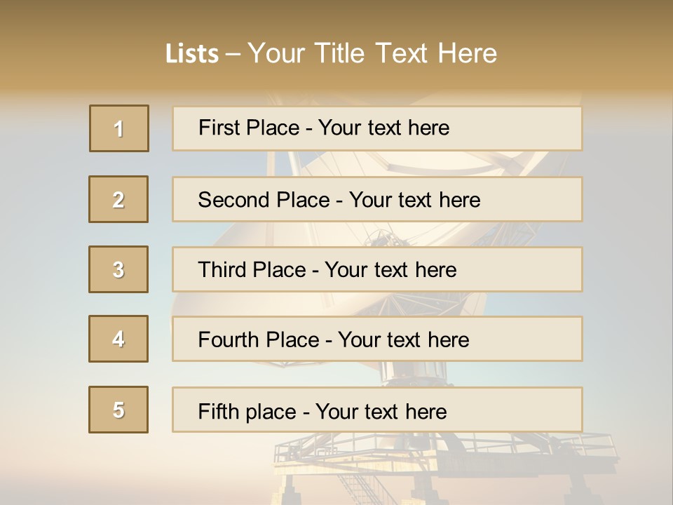 Space Communication Astronomy Telescope PowerPoint Template