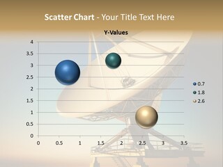 Space Communication Astronomy Telescope PowerPoint Template