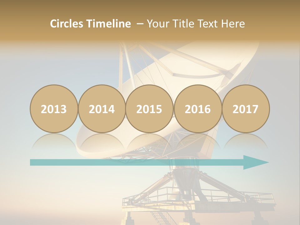 Space Communication Astronomy Telescope PowerPoint Template