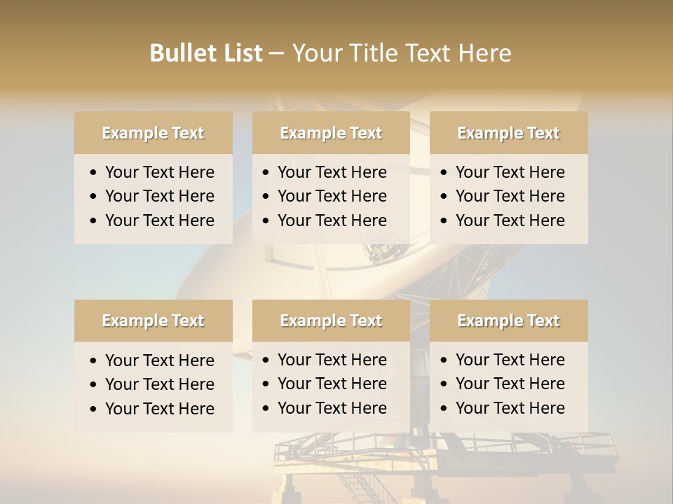 Space Communication Astronomy Telescope PowerPoint Template