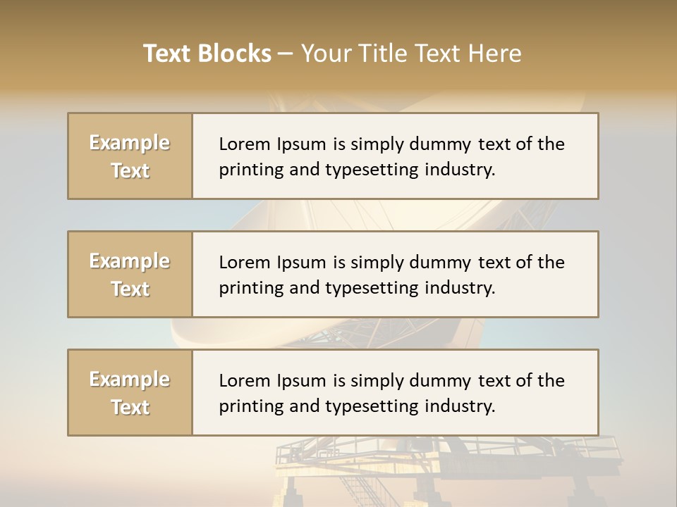 Space Communication Astronomy Telescope PowerPoint Template
