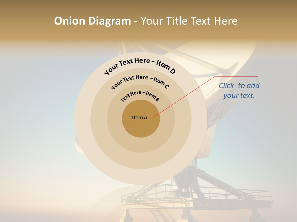 Space Communication Astronomy Telescope PowerPoint Template