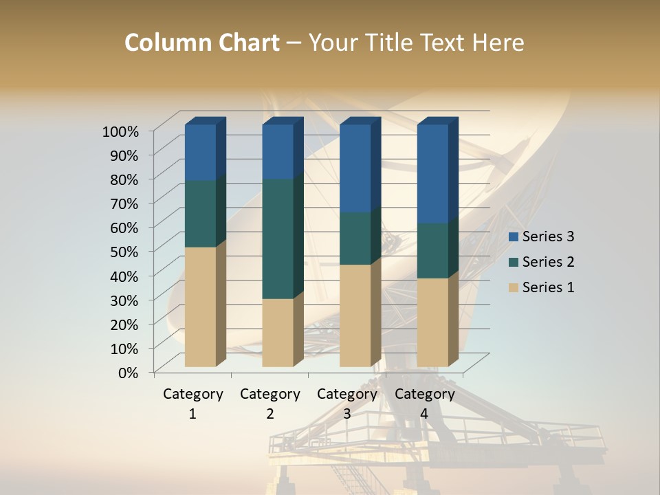 Space Communication Astronomy Telescope PowerPoint Template