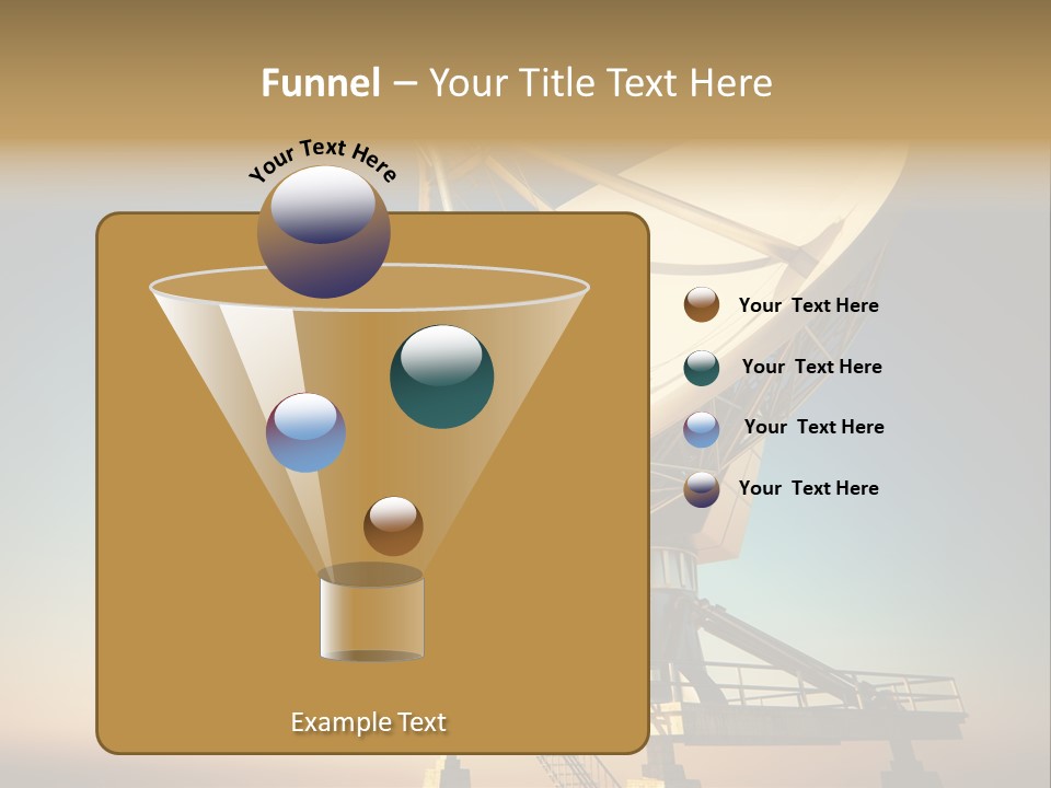 Space Communication Astronomy Telescope PowerPoint Template