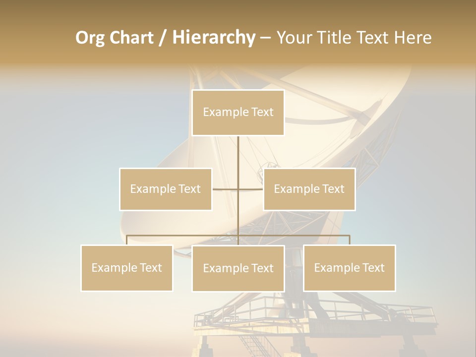 Space Communication Astronomy Telescope PowerPoint Template