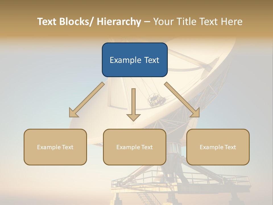Space Communication Astronomy Telescope PowerPoint Template