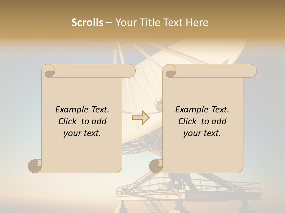 Space Communication Astronomy Telescope PowerPoint Template