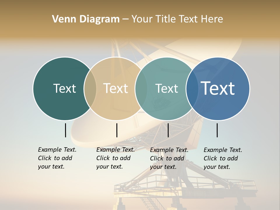 Space Communication Astronomy Telescope PowerPoint Template