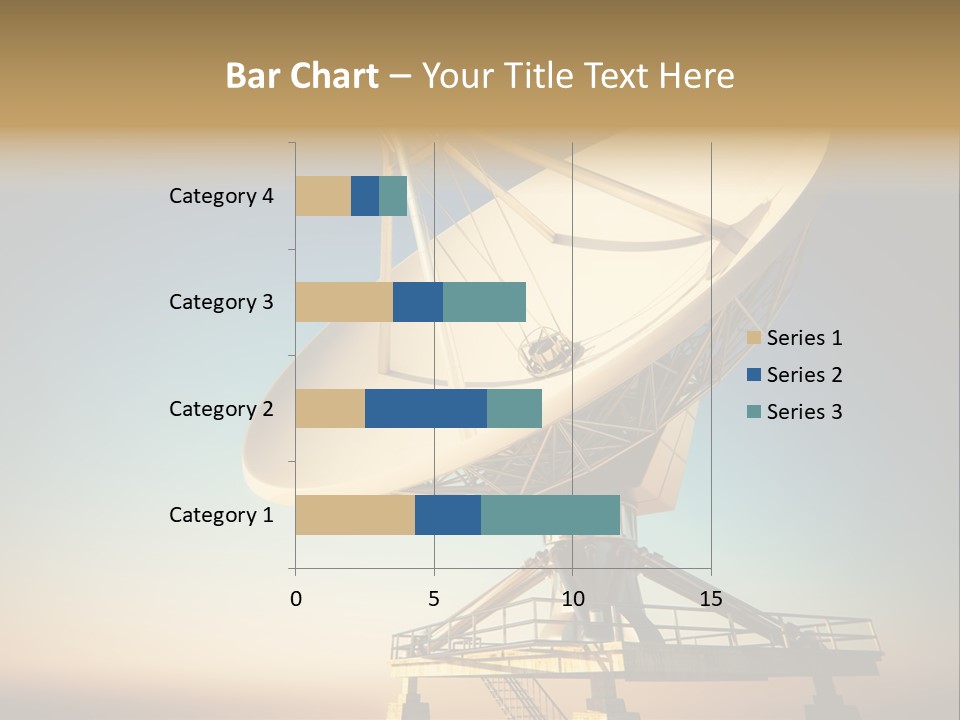 Space Communication Astronomy Telescope PowerPoint Template