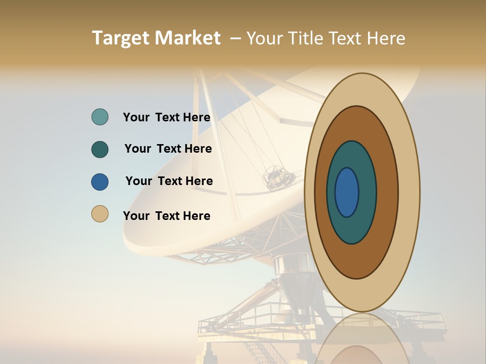 Space Communication Astronomy Telescope PowerPoint Template