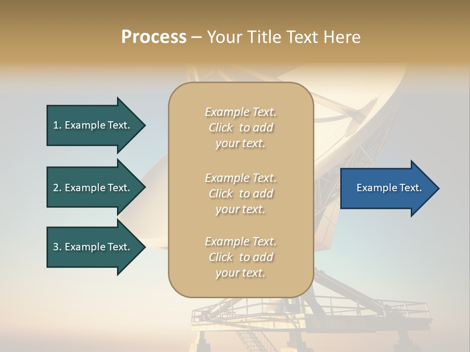 Space Communication Astronomy Telescope PowerPoint Template