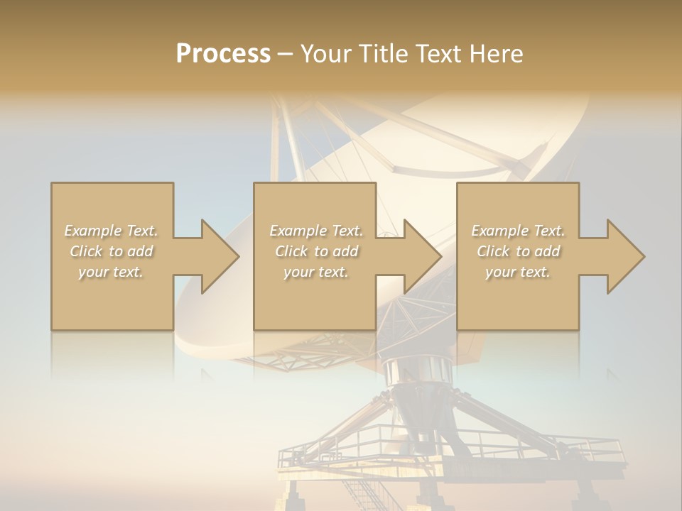 Space Communication Astronomy Telescope PowerPoint Template