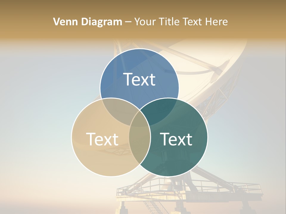 Space Communication Astronomy Telescope PowerPoint Template