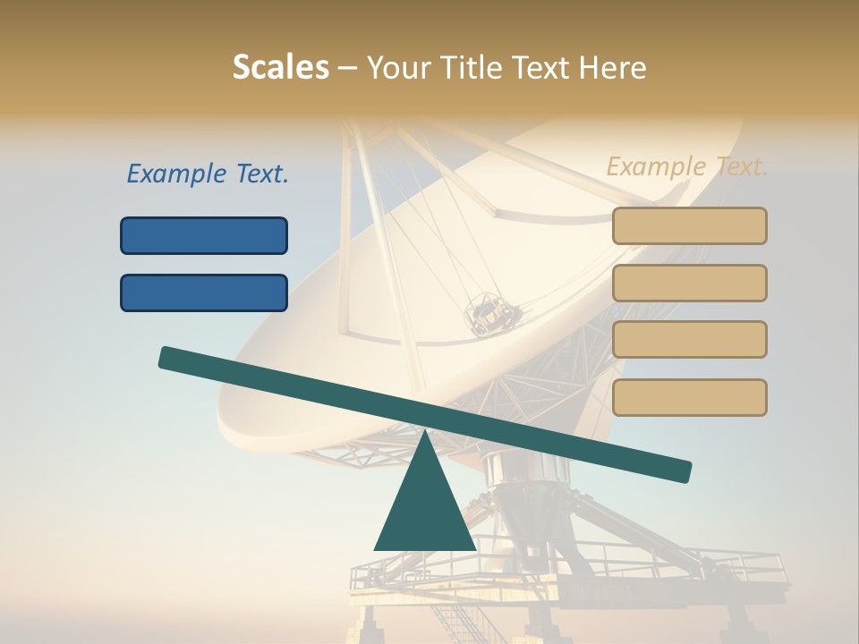 Space Communication Astronomy Telescope PowerPoint Template