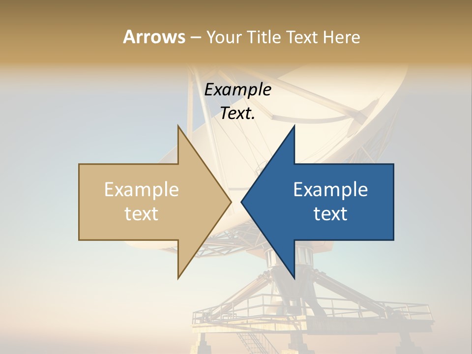 Space Communication Astronomy Telescope PowerPoint Template