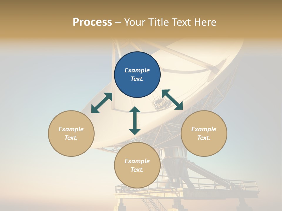 Space Communication Astronomy Telescope PowerPoint Template