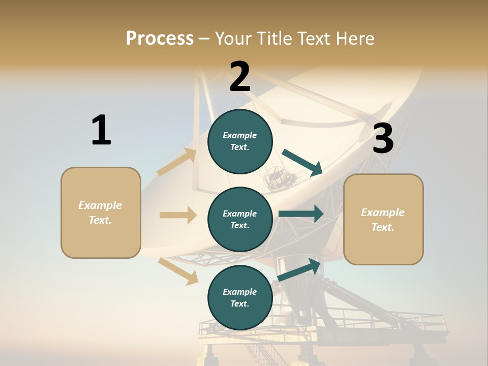 Space Communication Astronomy Telescope PowerPoint Template