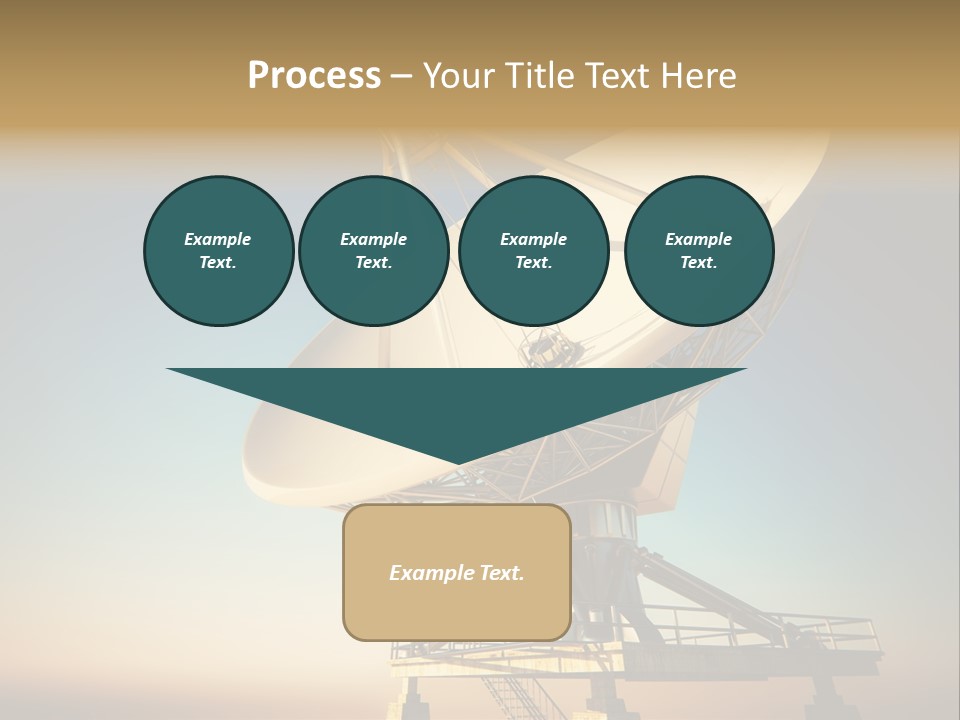 Space Communication Astronomy Telescope PowerPoint Template