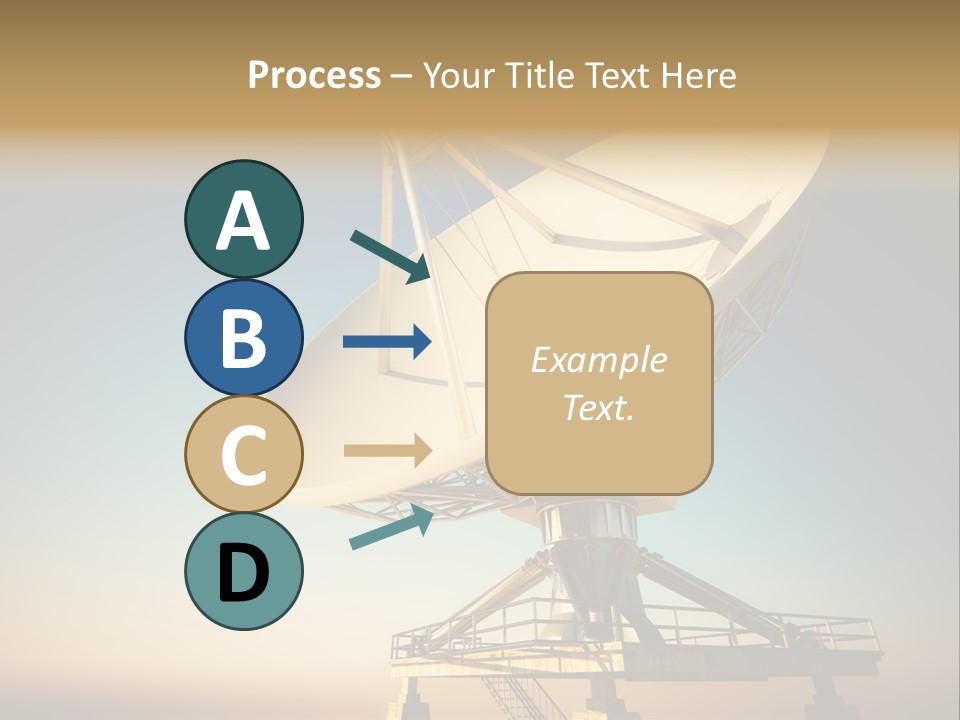 Space Communication Astronomy Telescope PowerPoint Template