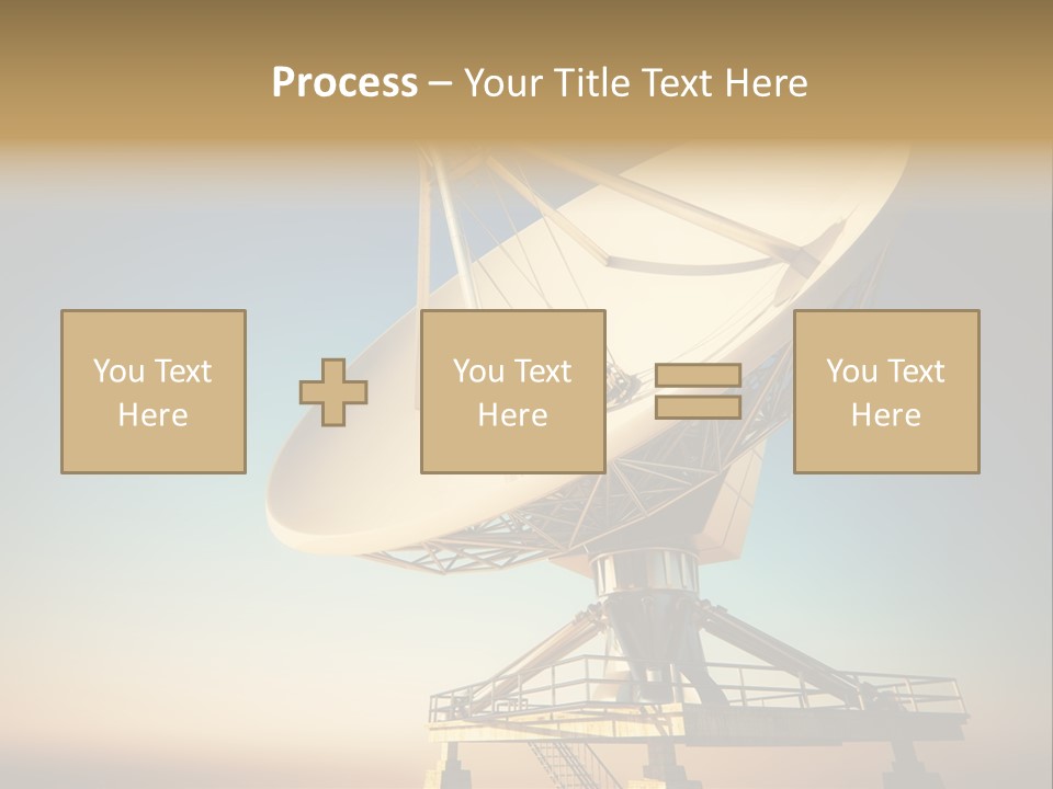 Space Communication Astronomy Telescope PowerPoint Template