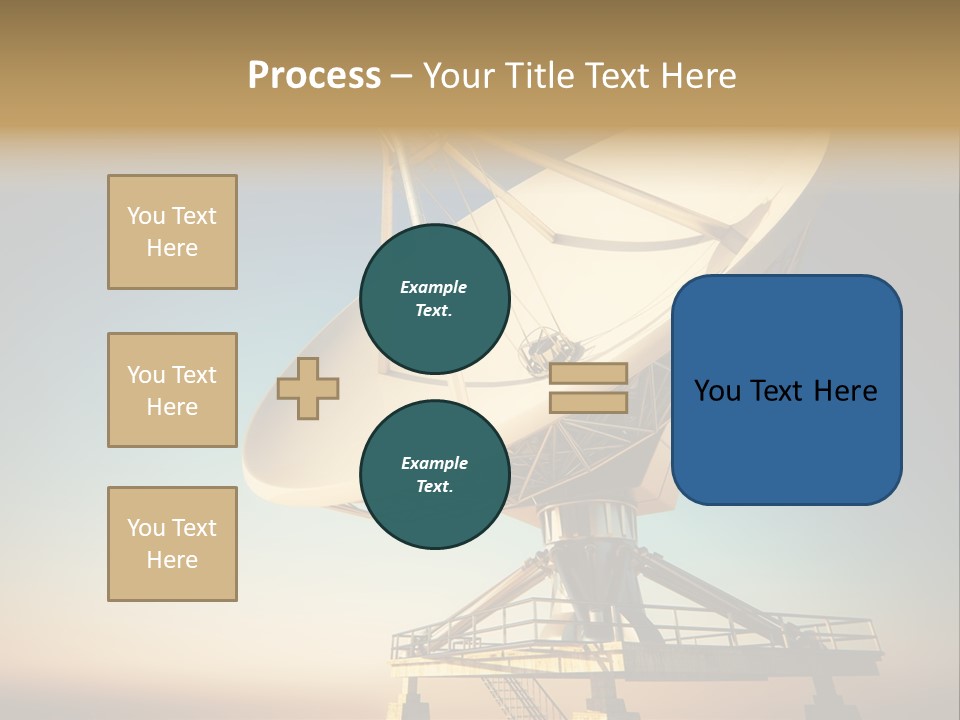 Space Communication Astronomy Telescope PowerPoint Template