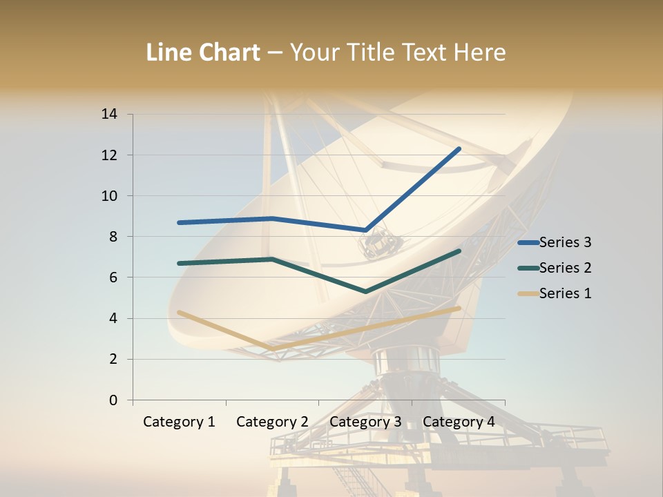 Space Communication Astronomy Telescope PowerPoint Template