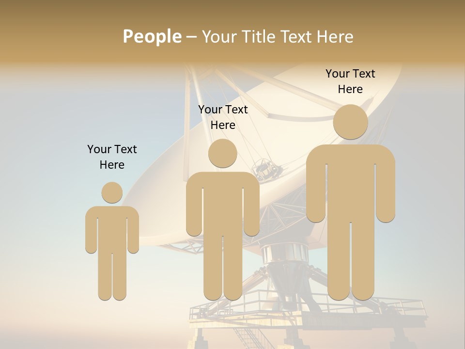 Space Communication Astronomy Telescope PowerPoint Template