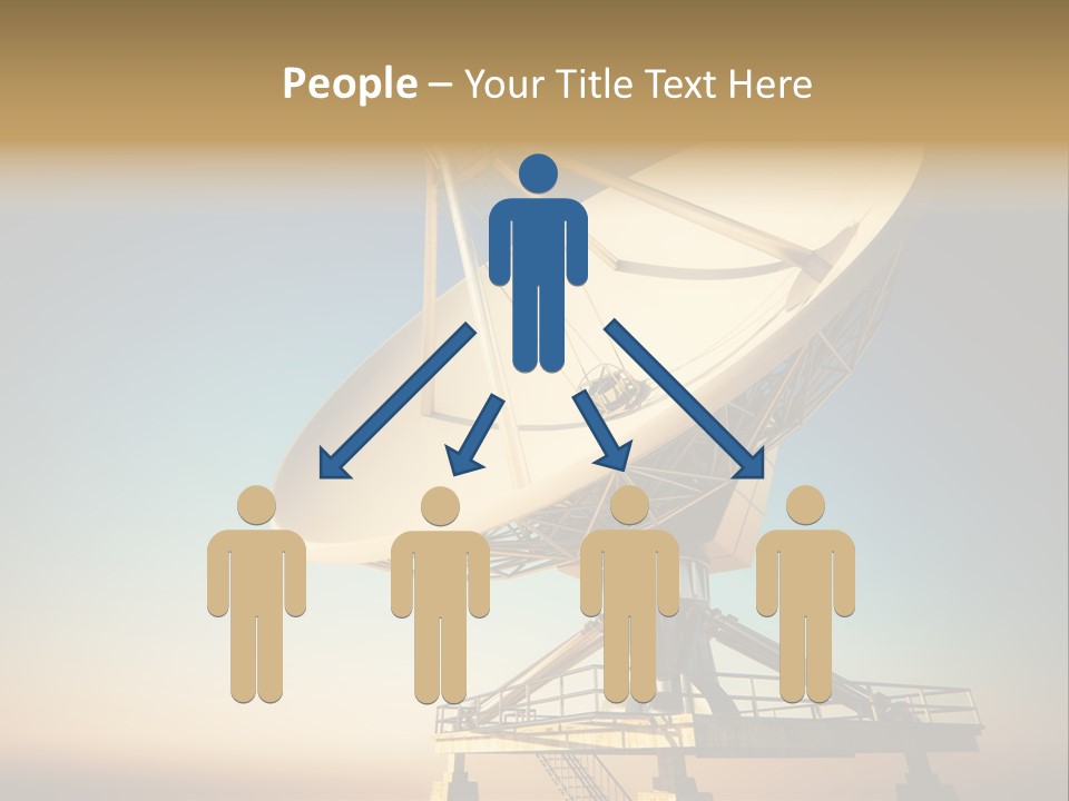 Space Communication Astronomy Telescope PowerPoint Template