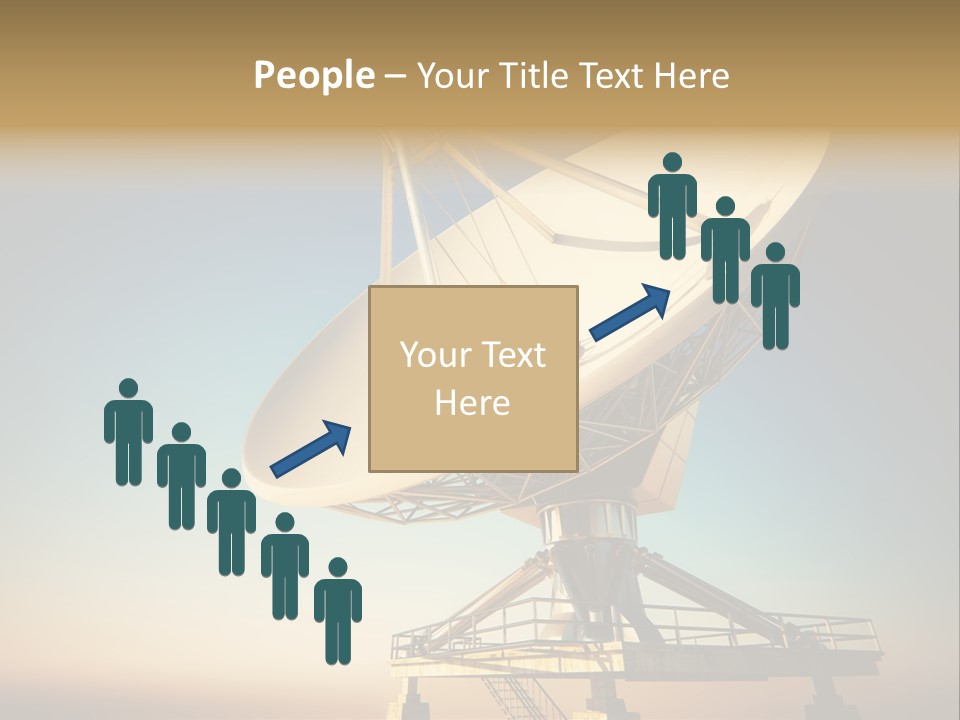 Space Communication Astronomy Telescope PowerPoint Template