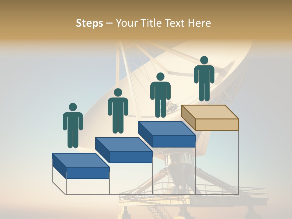 Space Communication Astronomy Telescope PowerPoint Template