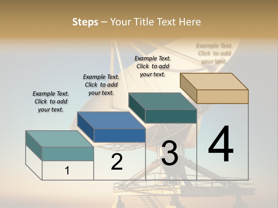 Space Communication Astronomy Telescope PowerPoint Template
