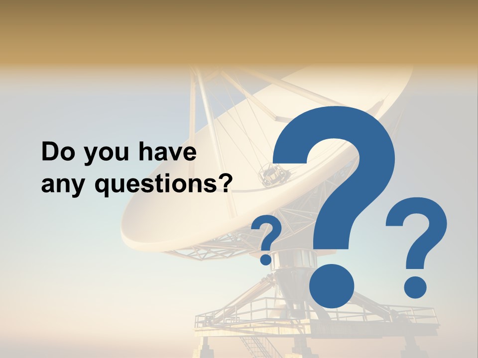 Space Communication Astronomy Telescope PowerPoint Template