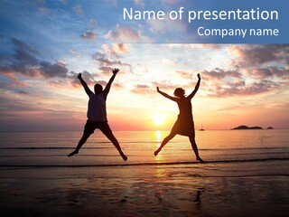 Sun Emotional Coast PowerPoint Template