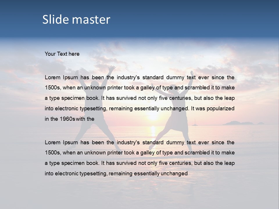 Sun Emotional Coast PowerPoint Template