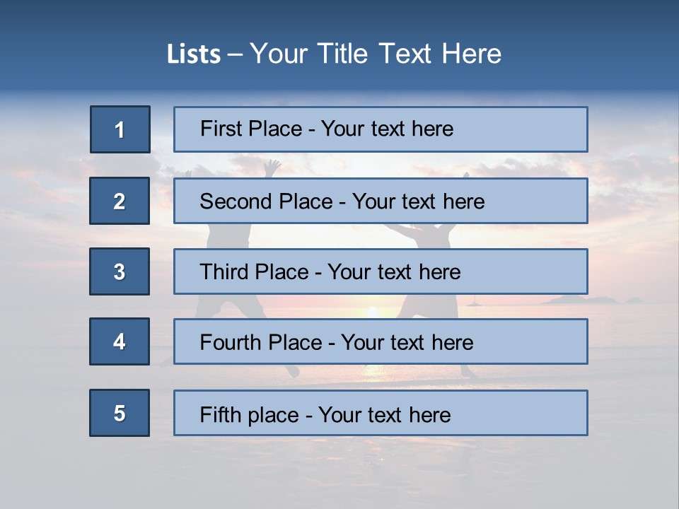 Sun Emotional Coast PowerPoint Template
