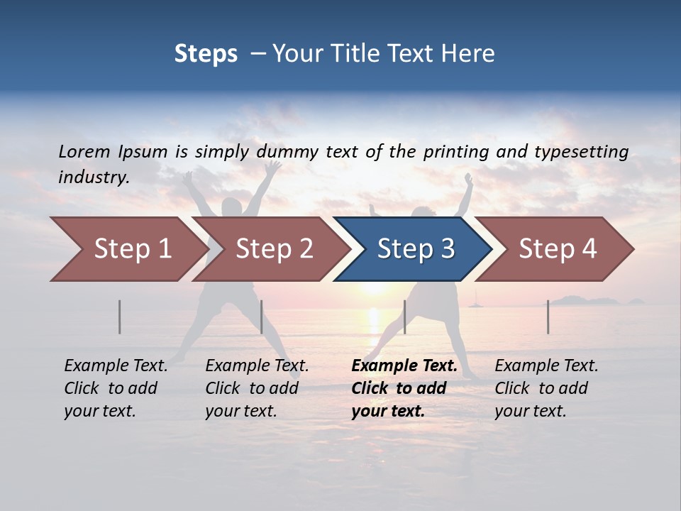 Sun Emotional Coast PowerPoint Template