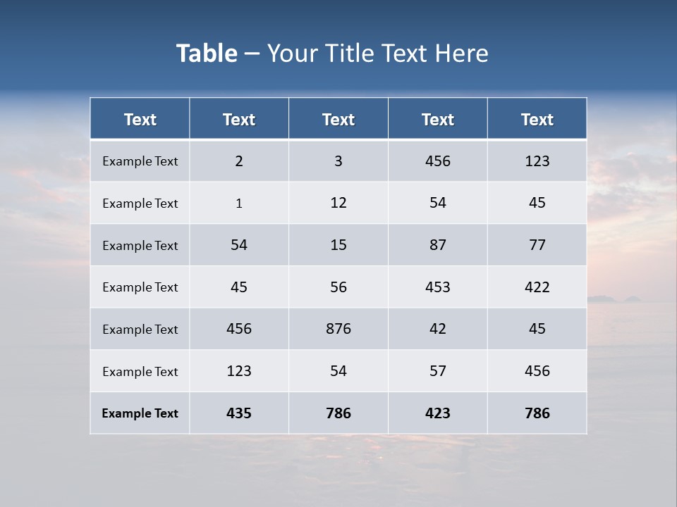 Sun Emotional Coast PowerPoint Template