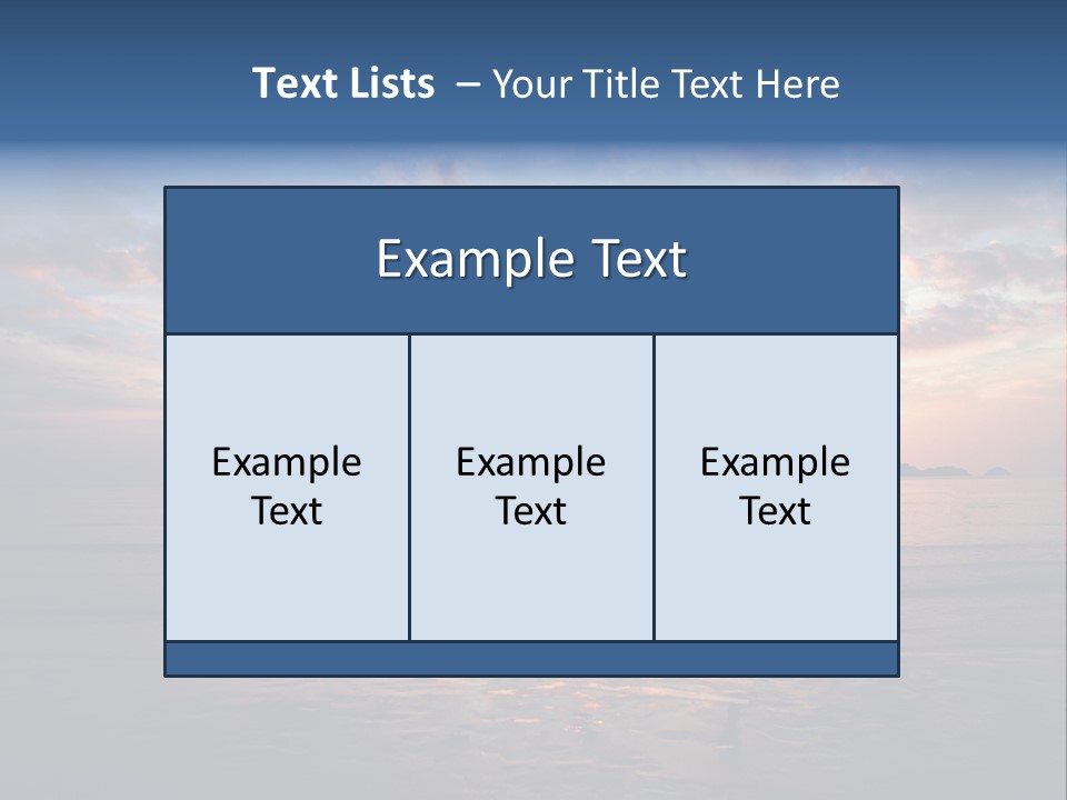 Sun Emotional Coast PowerPoint Template
