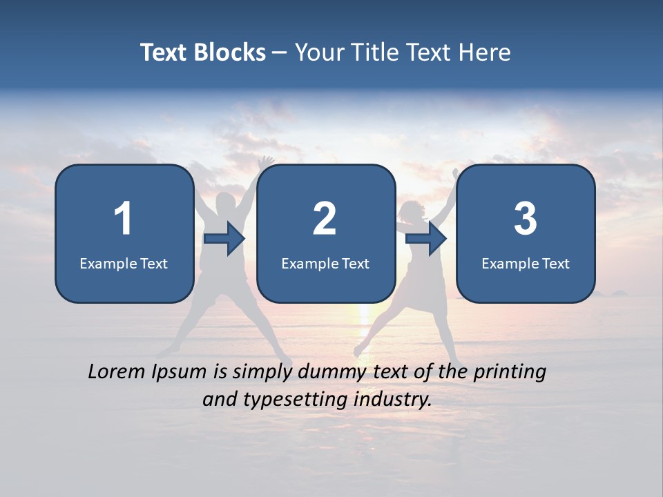 Sun Emotional Coast PowerPoint Template