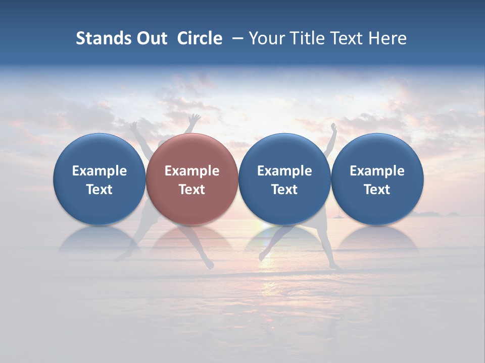 Sun Emotional Coast PowerPoint Template