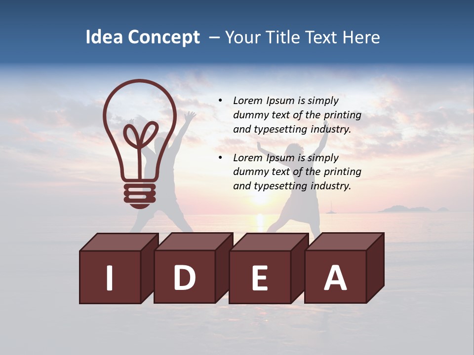 Sun Emotional Coast PowerPoint Template