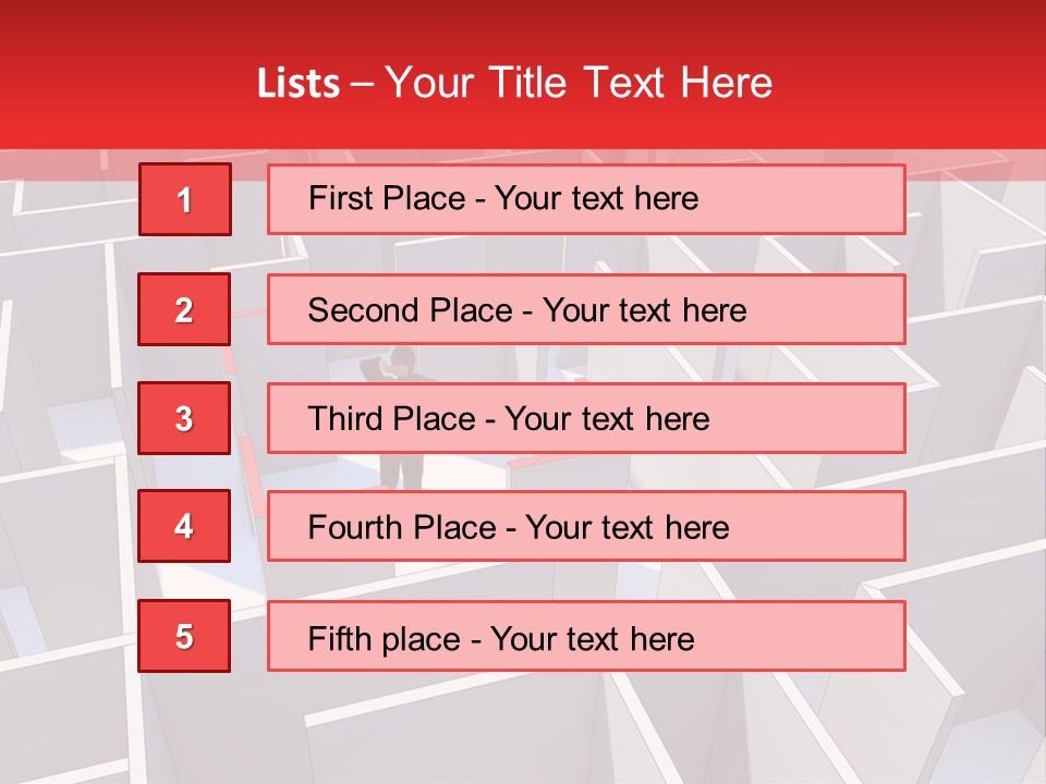 Nobody Reflection Sign PowerPoint Template