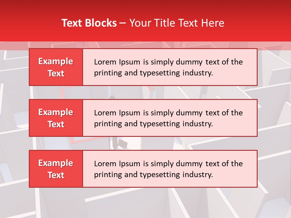 Nobody Reflection Sign PowerPoint Template