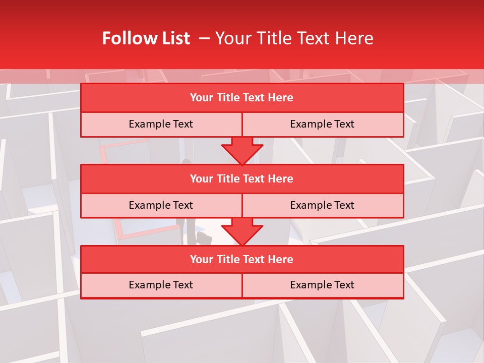 Nobody Reflection Sign PowerPoint Template