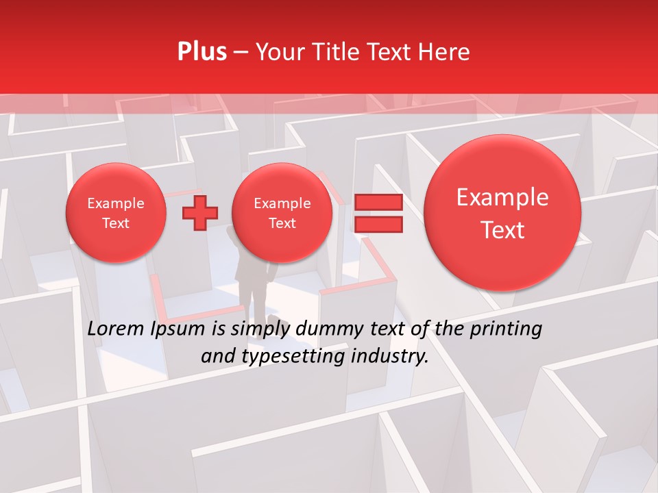 Nobody Reflection Sign PowerPoint Template