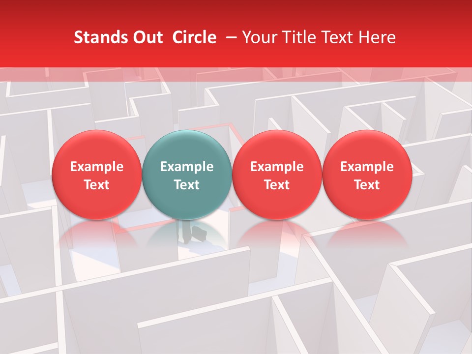 Nobody Reflection Sign PowerPoint Template