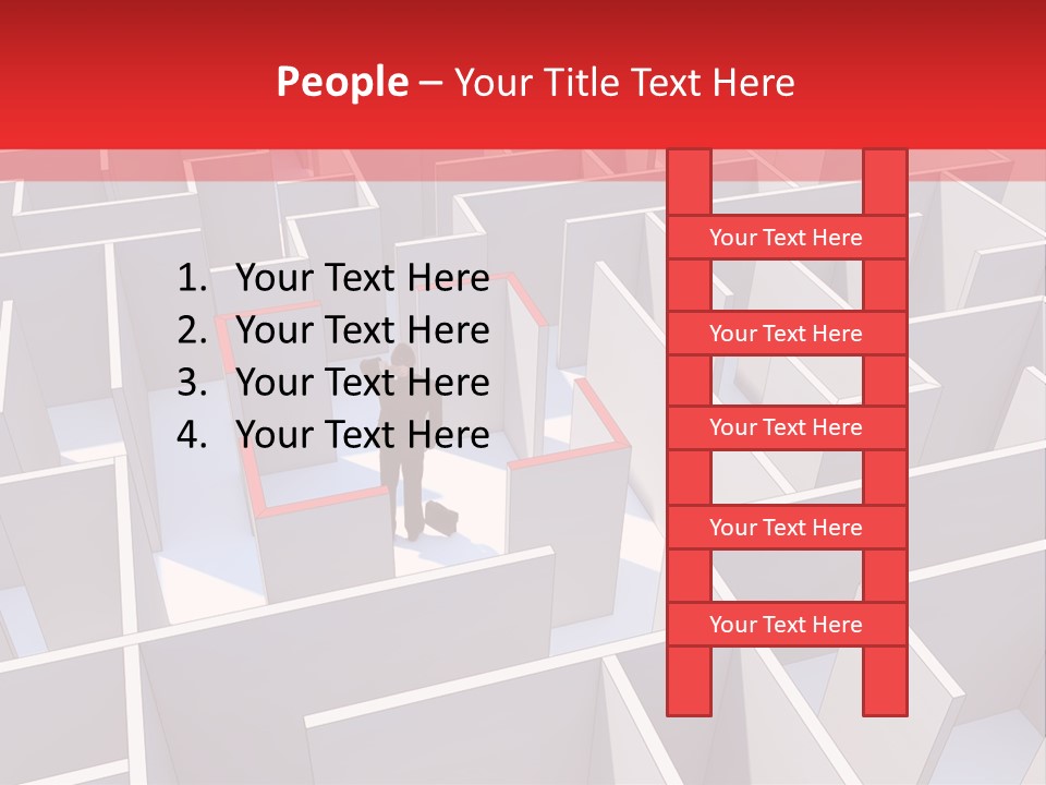 Nobody Reflection Sign PowerPoint Template