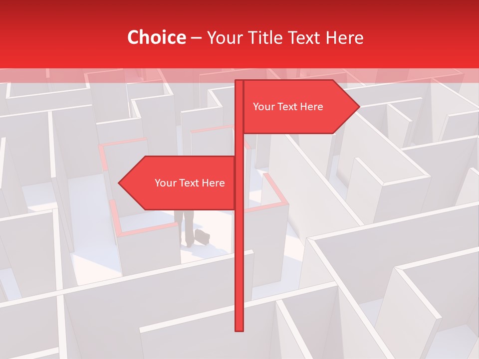Nobody Reflection Sign PowerPoint Template