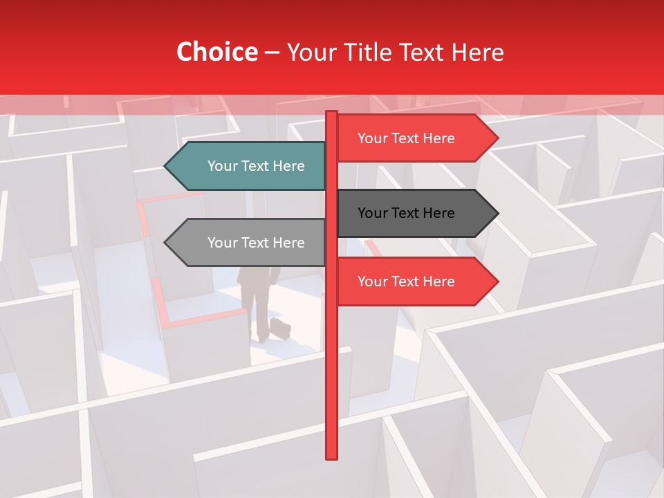 Nobody Reflection Sign PowerPoint Template